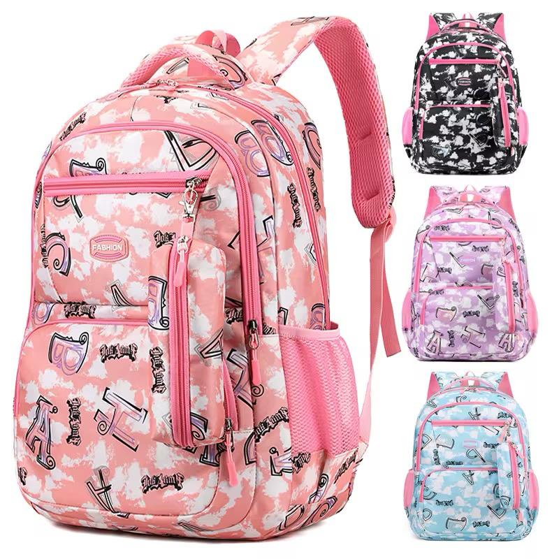 Large capacity Graffiti print Oxford Back Pack  for Adults and teens Back pack With Pen case  28-36 liter 18 inch