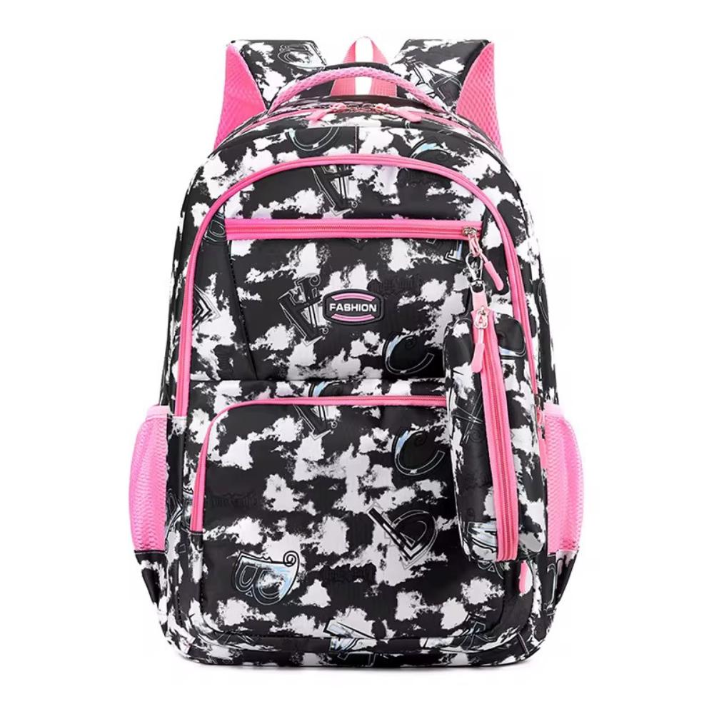 Large capacity Graffiti print Oxford Back Pack  for Adults and teens Back pack With Pen case  28-36 liter 18 inch