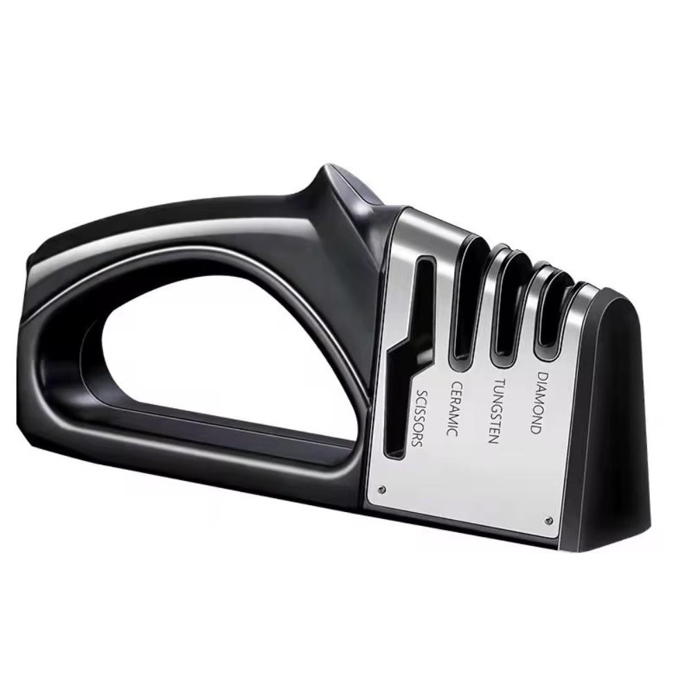 Portable four in One Sharpener Kitchen Accessories Knife Scissors Stainless steel Tools