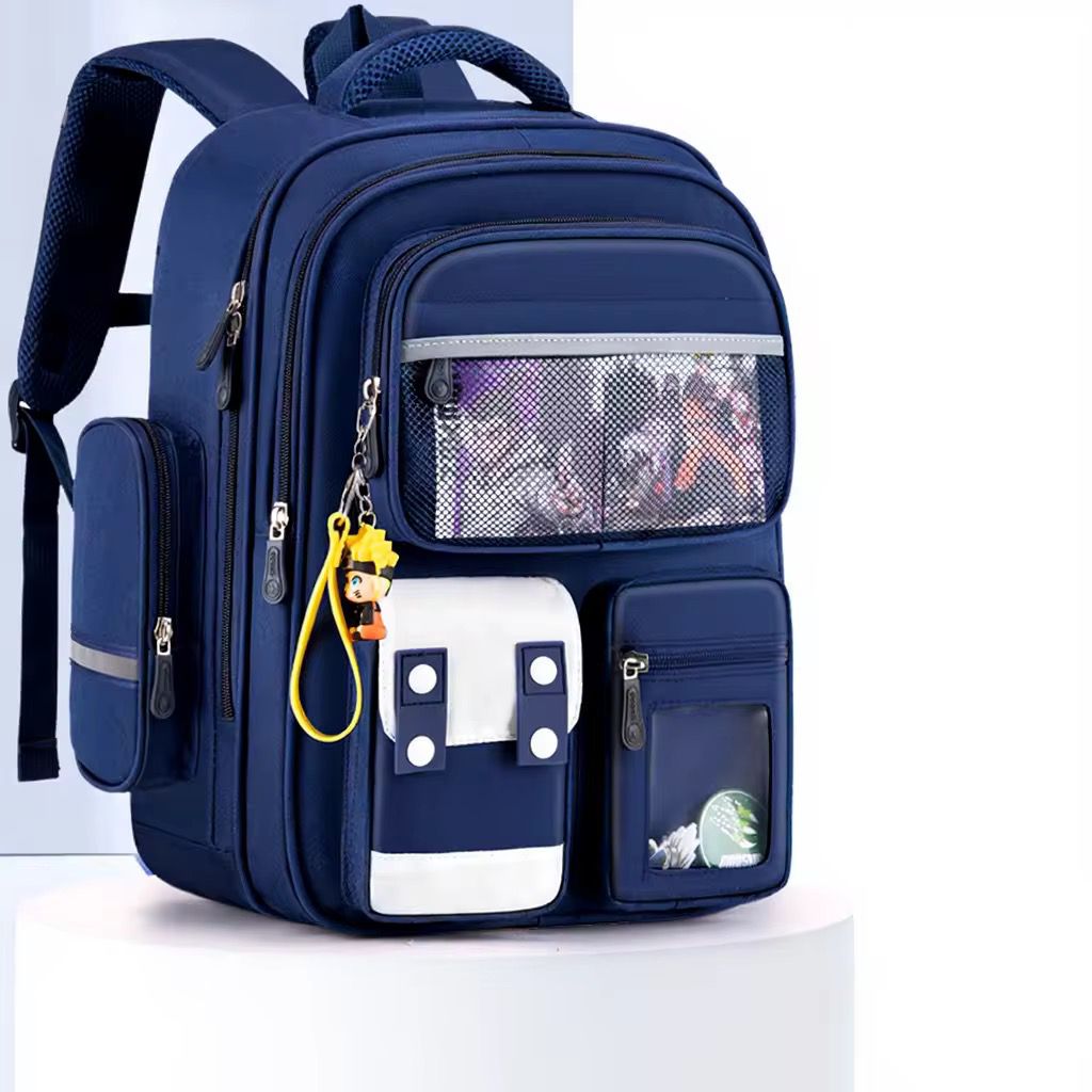 Children water proof oxford back pack fashionable schoolbag for boys & girls 17 inch 20-36 liter capacity
