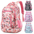 Student back pack oxford water proof back pack Graffiti printed high school bag 17 inch 20-36 litre capacity