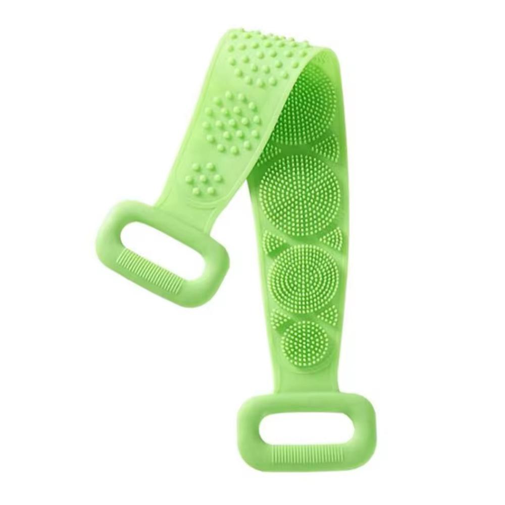 Silicone shower brush scrubber Soft silicone scalp messengerdouble sided body brush foam skin clean tool