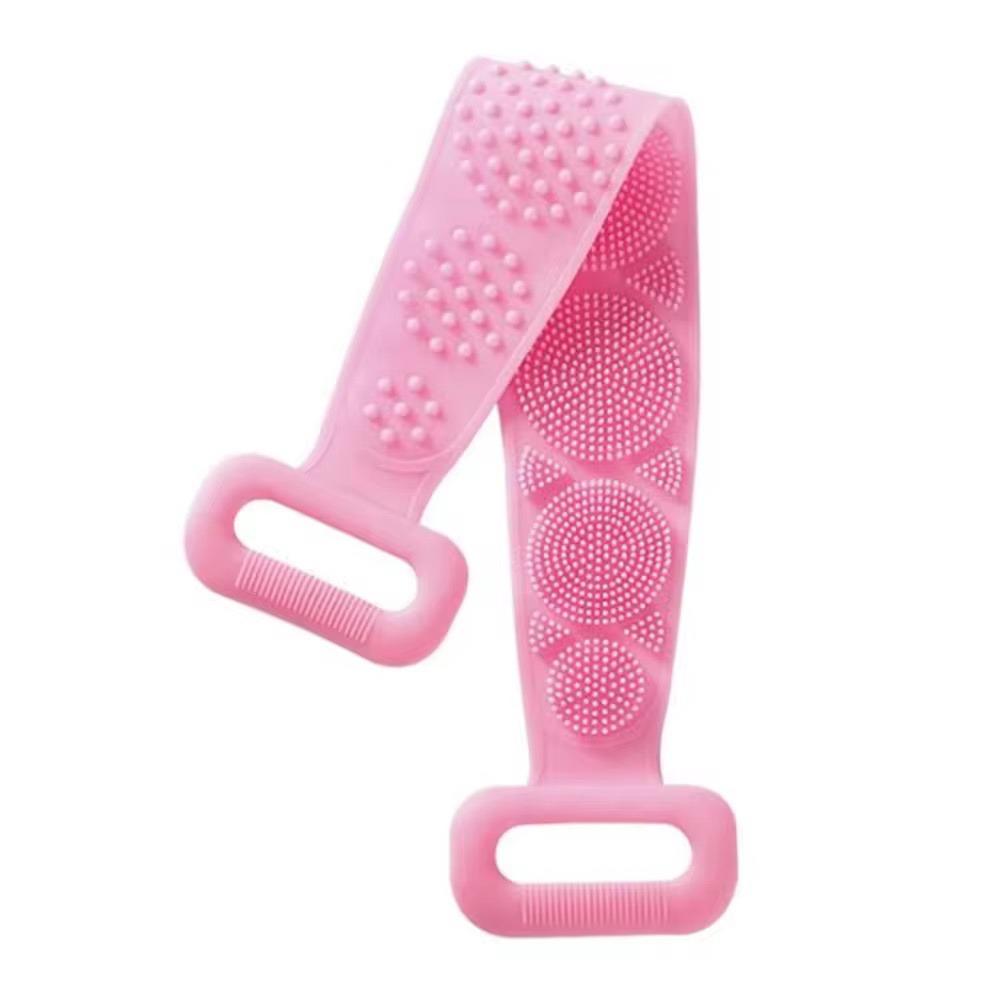 Silicone shower brush scrubber Soft silicone scalp messengerdouble sided body brush foam skin clean tool