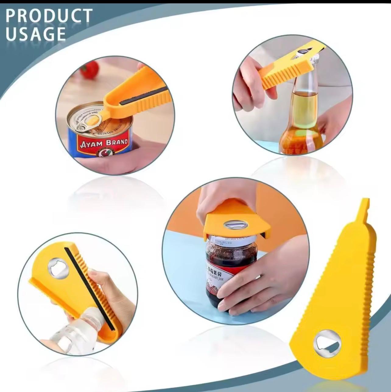 Multifunctional plastic Can & Bottle opener portable Design  Jar Beer opener for Beverage