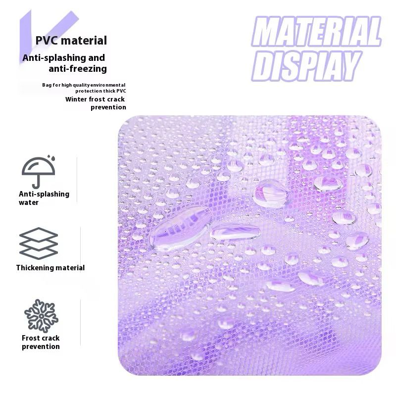 17 inch Large Clear Back Pack Transparent PVC School Bag Large capacity With Fashionable Zipper Design Waterproof for Student Daily Work