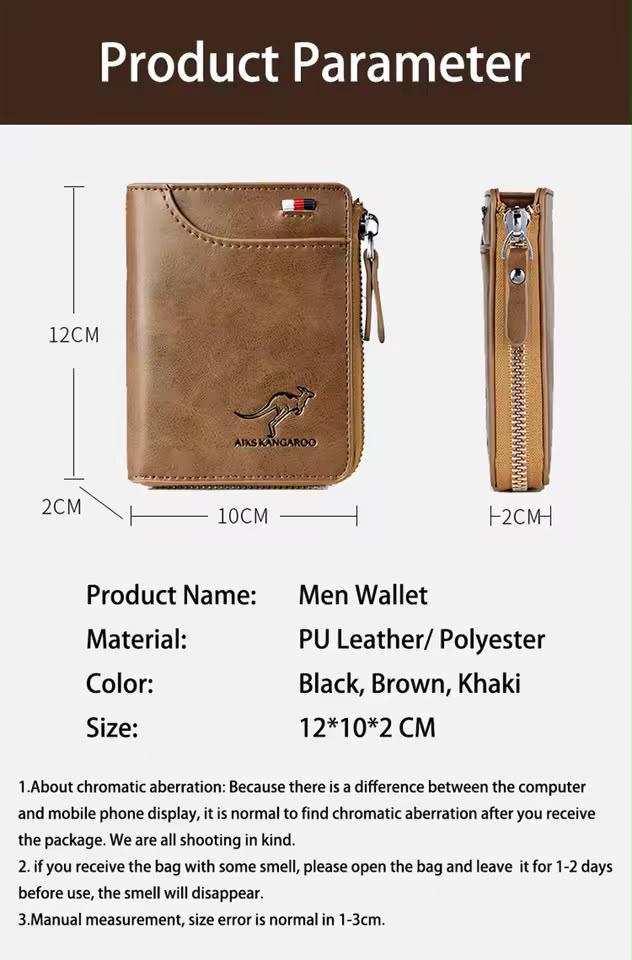 mans leather wallet