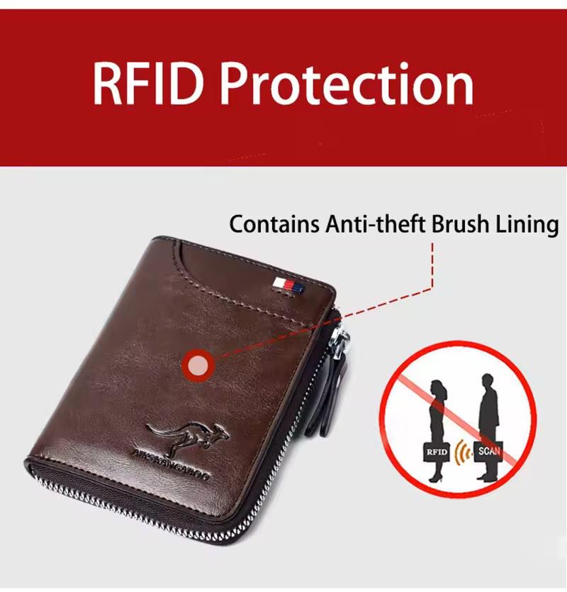 mans leather wallet