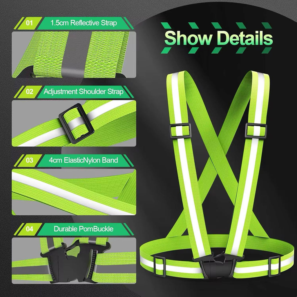 Reflective vest running gear