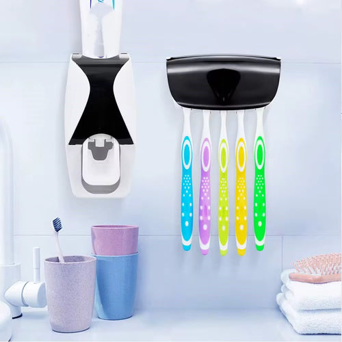Automatic Paste dispenser With Brush holder