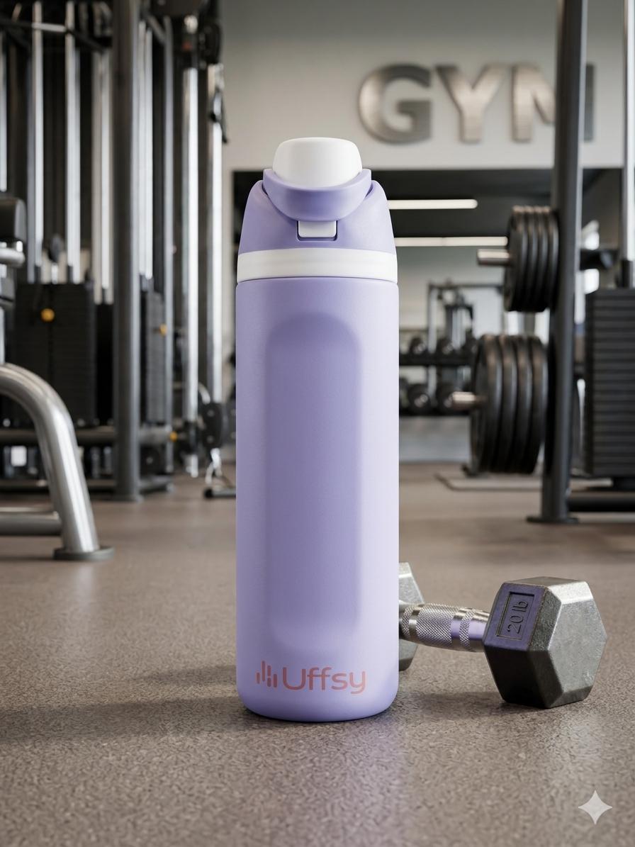 UFFSY Insulated Water Bottle with Free ship Double wall stainless steel 24/32 ounces water bottle